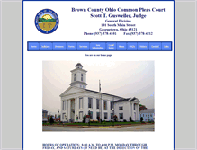 Tablet Screenshot of browncountyohiocommonpleascourt.us